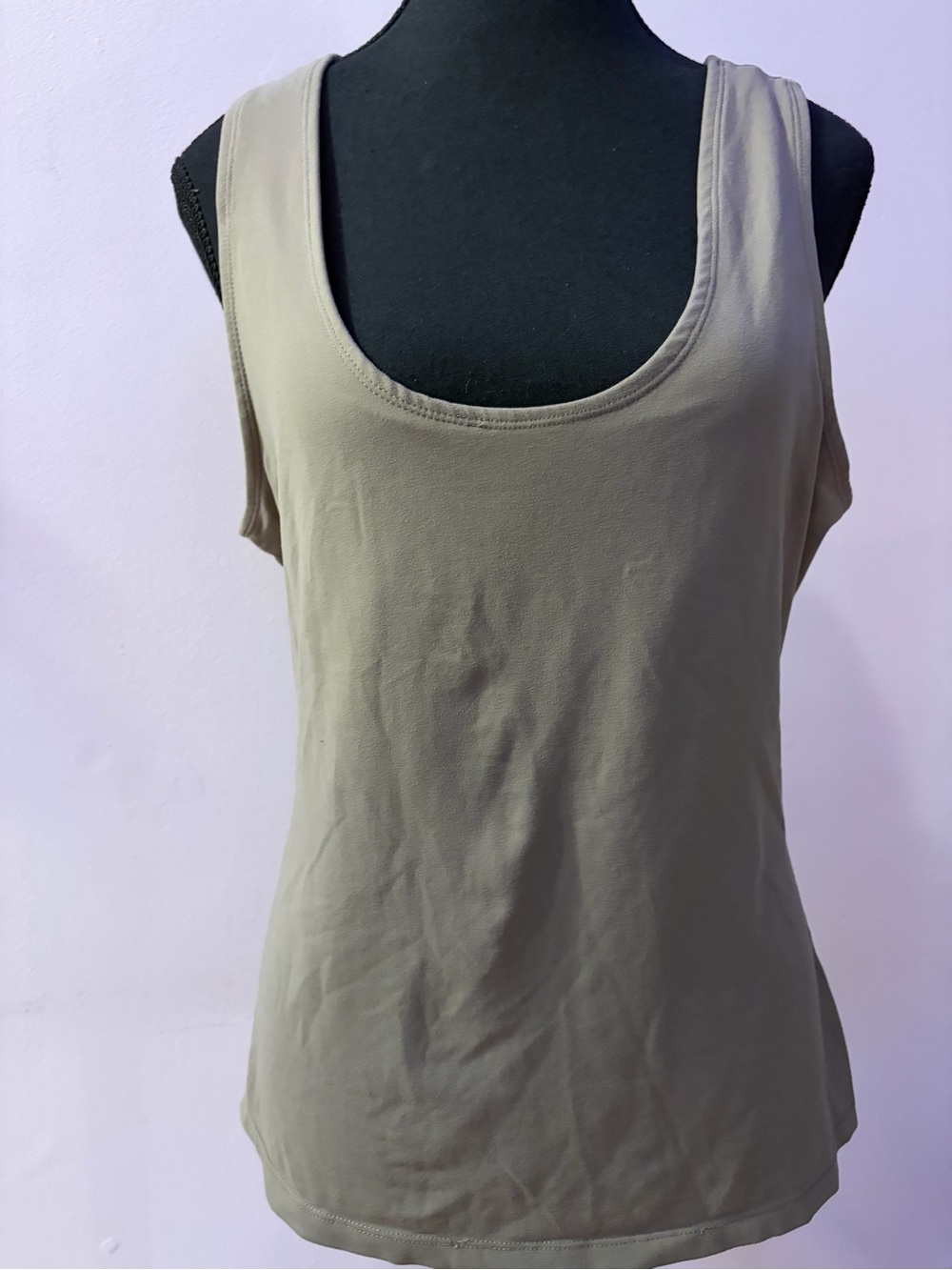 Joe Fresh Taupe Racerback Tank Top XL